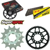 Kettensatz Stahl für: YAMAHA TW125 02-03 14-51-126 DID428VX Endlos