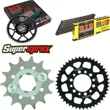 Kettensatz Stahl für: YAMAHA TW200 89-94 14-45-120 DID428HD Clip