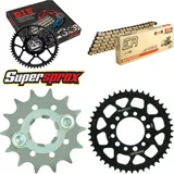 Kettensatz Stahl für: YAMAHA TW200 89-94 14-45-120 DID428NZ(G&B) Clip
