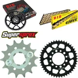 Chain Kit - Steel - for: YAMAHA TW200 89-94 14-45-120 DID428VX(G&B) rivet