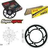 Chain Kit - Steel - for: YAMAHA XVS250 Dragstar 01-03 20-56-146 DID428VX(G&B) endless