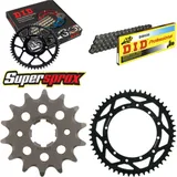 Kettensatz Stahl für: YAMAHA WR250 91-96/WR250 Z 91-96 14-52-116 DID520 Clip