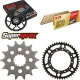 Kettensatz Stahl für: YAMAHA WR250 02-02/YZ250 02-07 14-48-114 DID520ERT2(G&G) Clip