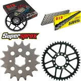 Kettensatz Stahl für: YAMAHA SR250 /SE 80-83 16-45-102 DID520VX3 Endlos