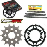 Kettensatz Stahl für: YAMAHA WR450 F 03-06 14-51-116 DID520NZ Clip