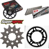 Chain Kit - Steel - for: YAMAHA WR450 F 07-13 13-50-114 DID520ZVM-X rivet