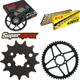 Kettensatz Stahl für: YAMAHA TT125 R 17``/14`` 00-01 13-49-116 DID428VX(G&B) Endlos