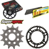 Kettensatz Stahl für: YAMAHA YZ125 09-15/YZ250 F 01-04 13-48-114 DID520 Clip