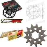 Kettensatz Stahl für: YAMAHA YFM350 X Warrior 4 x Ø10.5 8 13-40-100 DID520ERT2(G&G) Clip