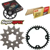 Kettensatz Stahl für: YAMAHA YFM350 R Raptor 04-08 13-38-098 DID520ERT2(G&G) Clip