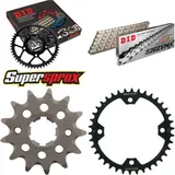 Kettensatz Stahl für: YAMAHA YFM350 R Raptor 04-08 13-38-098 DID520ZVM-X(S&S) Niet