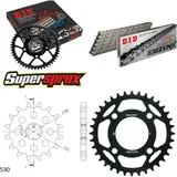 Kettensatz Stahl für: YAMAHA XS400 SE 80-83 16-36-102 DID530ZVM-X Niet
