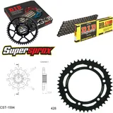Kettensatz Stahl für: YAMAHA YBR250 07-13 15-44-132 DID428HD Clip