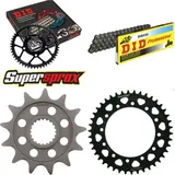 Kettensatz Stahl für: YAMAHA WR250 R 08-13/WR250 X 08-15 13-42-108 DID520 Clip