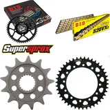 Kettensatz Stahl für: YAMAHA WR250 R 08-13/WR250 X 08-15 13-42-108 DID520VX3(G&B) Endlos