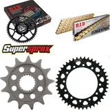 Kettensatz Stahl für: YAMAHA WR250 R 08-13/WR250 X 08-15 13-42-108 DID520ZVM-X(G&G) Niet