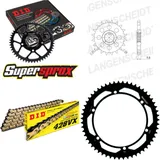 Kettensatz Stahl für: YAMAHA SR500 91-91/SR500 Trommelbrem 20-55-130 DID428VX(G&B) Endlos
