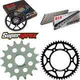 Chain Kit - Steel - for: YAMAHA XJ600 N 93-08/XJ600 S Diversio 16-48-110 DID520ZVM-X rivet