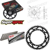 Kettensatz Stahl für: YAMAHA TT600 83-92 14-50-112 DID520ZVM-X Niet