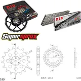 Chain Kit - Steel - for: YAMAHA XS650 73-76/XS650 /SE 77-84 17-33-104 DID530ZVM-X rivet