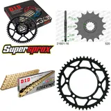 Kettensatz Stahl für: YAMAHA XTZ Super Tenere 89-98 16-46-112 DID520ZVM-X(G&G) Niet