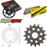 Kettensatz Stahl für: YAMAHA FZ750 87-90 16-43-110 DID530VX3 Endlos