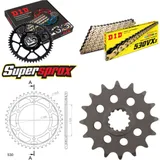 Chain Kit - Steel - for: YAMAHA FZ750 87-90 16-43-110 DID530VX3(G&B) rivet