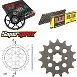 Chain Kit - Steel - for: KAWASAKI AE80 81-83/AR80 81-83 15-43-116 DID420D Clip