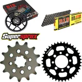 Kettensatz Stahl für: KAWASAKI KLX110 10- 13-38-090 DID420D Clip