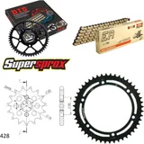 Kettensatz Stahl für: KAWASAKI KMX125 80 km/h 14-48 95-99 14-48-124 DID428NZ(G&B) Clip