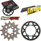 Kettensatz Stahl für: KAWASAKI KX125 03-03 13-51-110 DID520 Clip