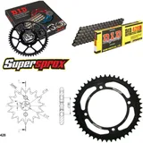 Chain Kit - Steel - for: KAWASAKI KLX125 C 12-14 14-47-124 DID428D Clip
