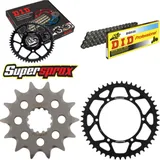 Kettensatz Stahl für: KAWASAKI KX250 99-01 14-49-114 DID520 Clip