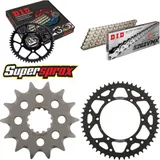 Kettensatz Stahl für: KAWASAKI KX250 07-08 14-51-116 DID520ZVM-X(S&S) Niet