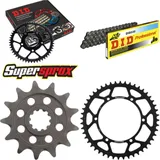 Kettensatz Stahl für: KAWASAKI KX250 F 04-05 13-48-114 DID520 Clip
