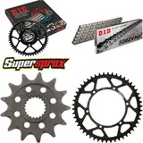 Kettensatz Stahl für: KAWASAKI KX250 F 11-15 13-50-114 DID520ZVM-X Endlos