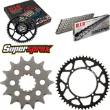 Chain Kit - Steel - for: KAWASAKI KLX300 R 03-03 14-50-110 DID520ZVM-X endless