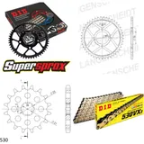 Chain Kit - Steel - for: KAWASAKI Z250 A 78-80/Z250 C 80-82/Z2 15-35-098 DID530VX3(G&B) endless