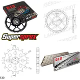 Chain Kit - Steel - for: KAWASAKI Z250 A 78-80/Z250 C 80-82/Z2 15-35-098 DID530ZVM-X(S&S) rivet
