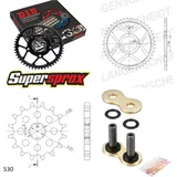 Kettensatz Stahl für: KAWASAKI Z250 A 78-80/Z250 C 80-82/Z2 15-35-098 DID530ZVM-X(G&G) Niet