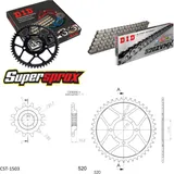 Chain Kit - Steel - for: KAWASAKI KEF300 Lakota 95-03/KFX300 12-43-100 DID520ZVM-X endless