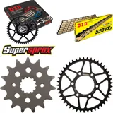 Kettensatz Stahl für: KAWASAKI ZXR400 91-99 15-45-110 DID520VX3(G&B) Clip