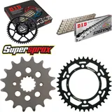 Kettensatz Stahl für: KAWASAKI Zephyr 550 91-99 16-38-106 DID520ZVM-X(S&S) Niet