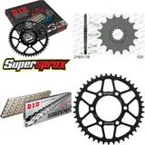 Kettensatz Stahl für: KAWASAKI ZX-6R /RR 09-12/ZX-6R /RR 07 16-43-112 DID520ZVM-X(S&S) Niet