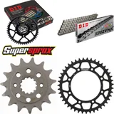 Chain Kit - Steel - for: KAWASAKI KLR650 Tengai 90-94 15-43-106 DID520ZVM-X endless