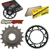 Kettensatz Stahl für: KAWASAKI GPZ900 R 90-96 17-48-112 DID530VX3(G&B) Niet