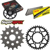 Kettensatz Stahl für: KAWASAKI ZX-10R 1000 04-05 17-39-110 DID525VX3 Niet