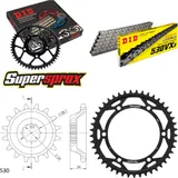 Kettensatz Stahl für: KAWASAKI ZZR1100 90-92 17-45-110 DID530VX3 Endlos