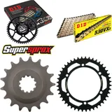 Kettensatz Stahl für: KAWASAKI ZZR1100 95-01 17-44-110 DID530VX3(G&B) Endlos