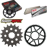 Kettensatz Stahl für: KAWASAKI ZX-12R 1200 00-06 18-46-116 DID530ZVM-X(S&S) Niet